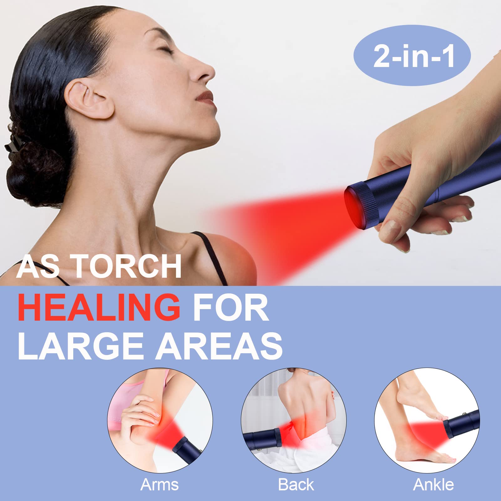 Tashi detachable tip attachment enabling facial lip and sore area treatment