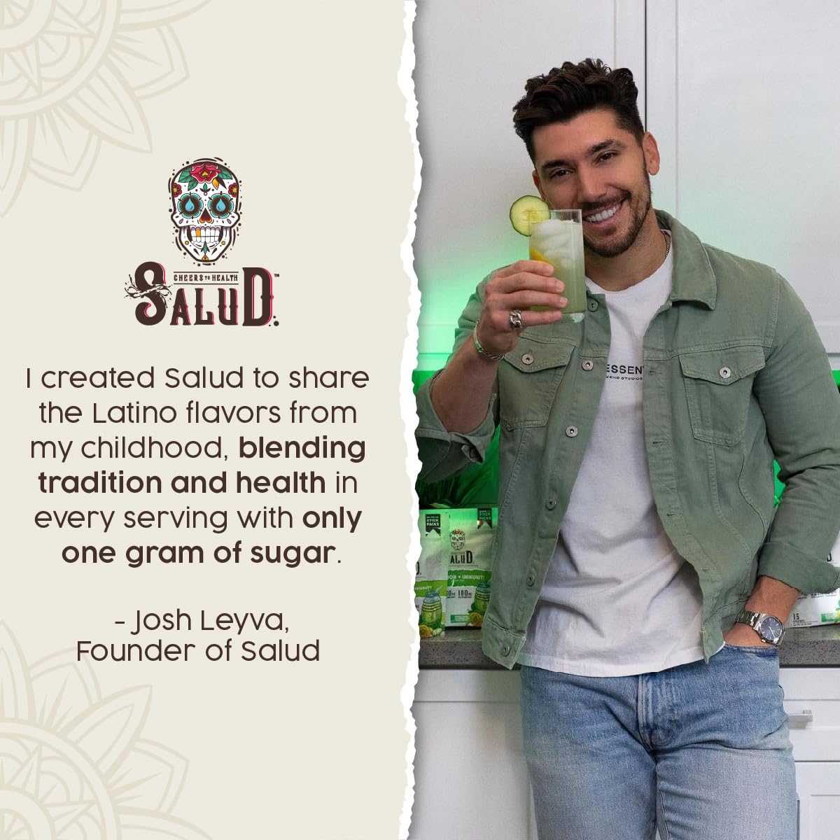 Taste Salud 15 servings per container for easy daily hydration