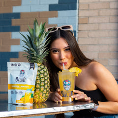 Taste Salud 1 g sugar per serving label on pack.