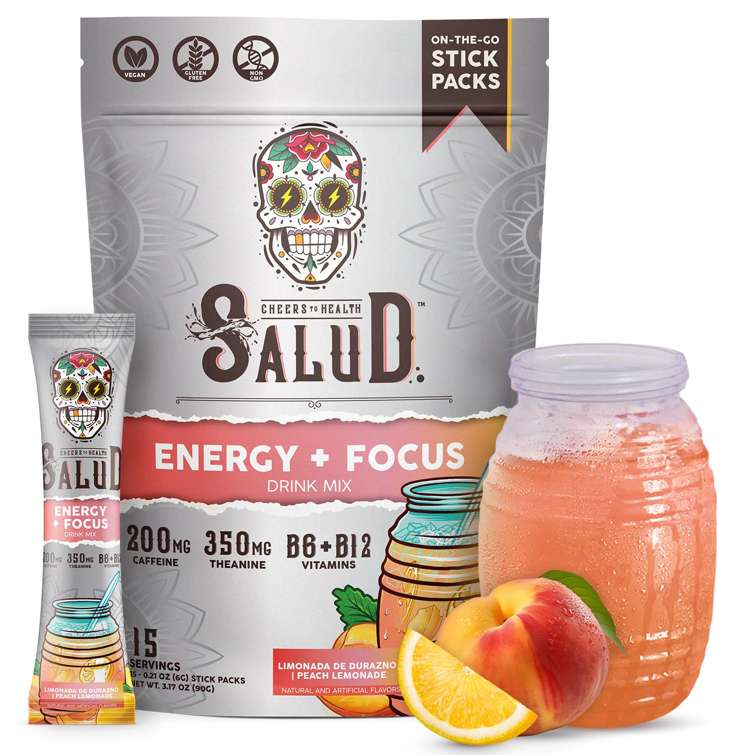 Taste Salud 2-in-1 energy focus powder enhances focus during workouts.
