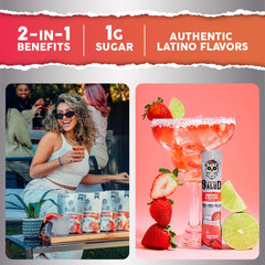 Taste Salud Agua Fresca mix bottle ready to blend with water for a refreshing low-sugar drink.
