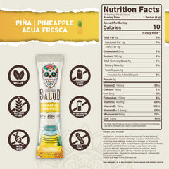 Taste Salud elderberry extract packet highlighting antioxidant-rich immune support.