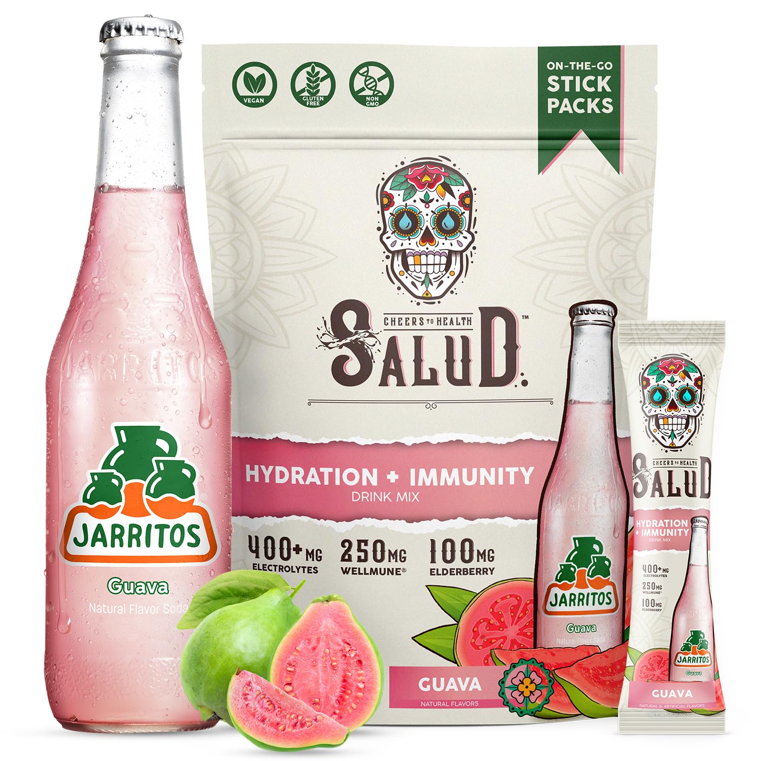 Taste Salud Jarritos hydration packets for on-the-go workouts.