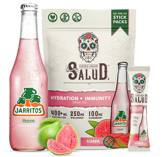 Taste Salud Jarritos hydration packets for on-the-go workouts.