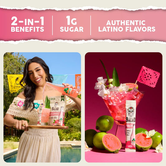 Taste Salud Jarritos guava agua fresca mix refreshing daily hydration.