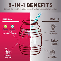 Taste Salud organic caffeine sources PurCaf and AmaTea delivering balanced energy