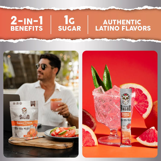 Taste Salud Paloma on-the-go stick pack ideal for workouts