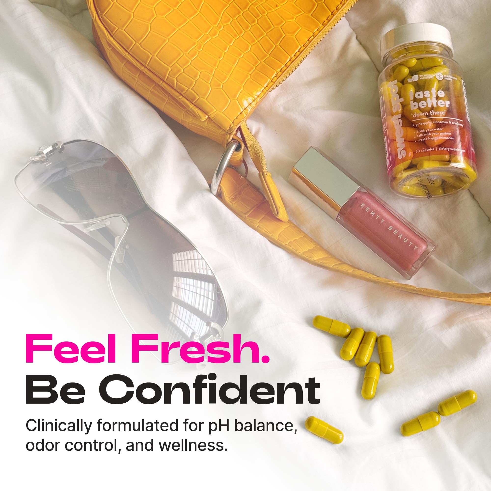 Taste The Sweet Spot two capsules daily support a consistent self care routine