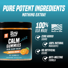 TASTY GAINS magnesium gummies kids use for gentle sleep support
