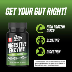 TASTY GAINS probiotic and prebiotic blend image highlighting balanced gut microbiome support
