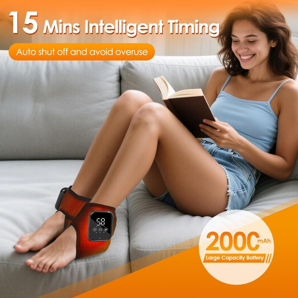 Tasunte FootRenew 3 speeds and 5 heat levels offer customizable comfort for feet.