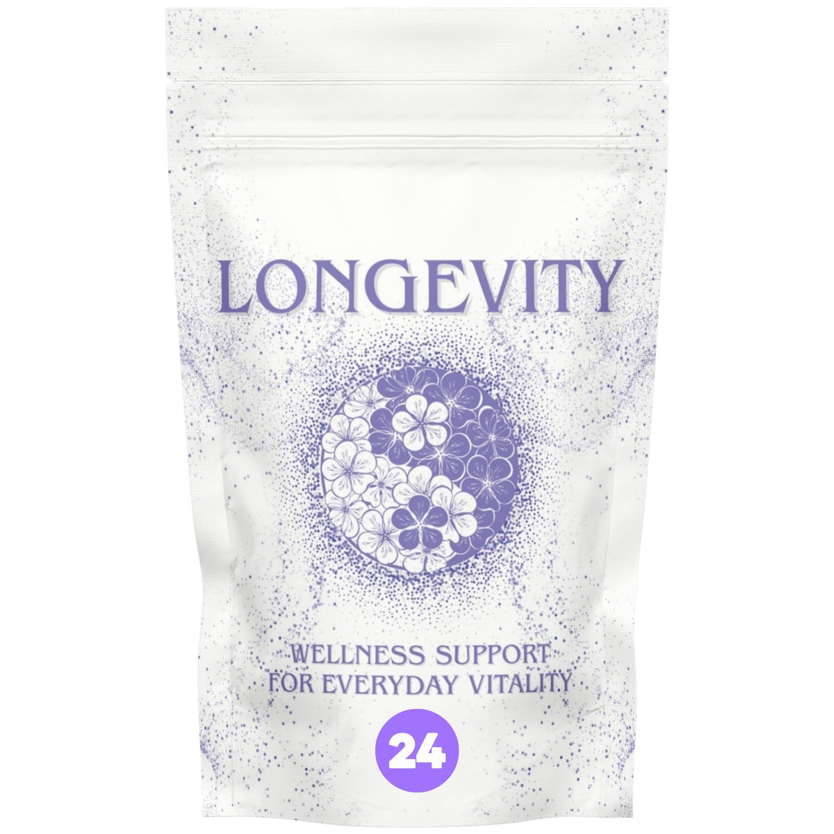 TAT2 Longevity patch on the back of the neck for daily balance and focus.
