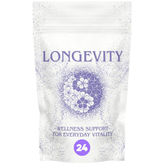 TAT2 Longevity patch on the back of the neck for daily balance and focus.
