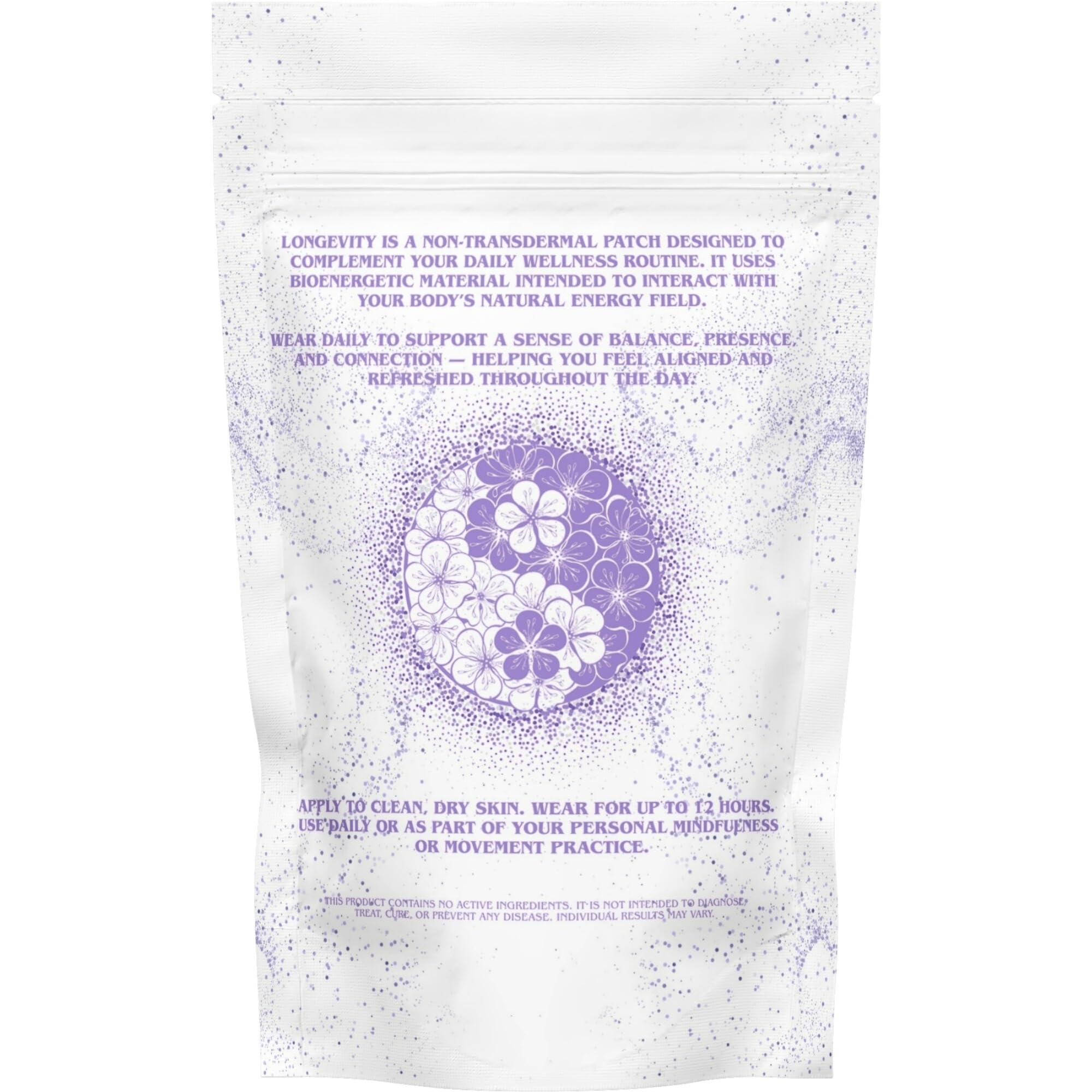 TAT2 Longevity patch on the wrist supports steady energy without pills.