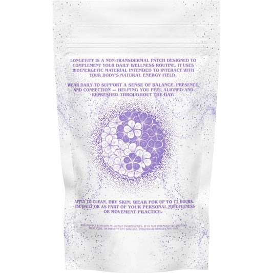 TAT2 Longevity patch on the wrist supports steady energy without pills.