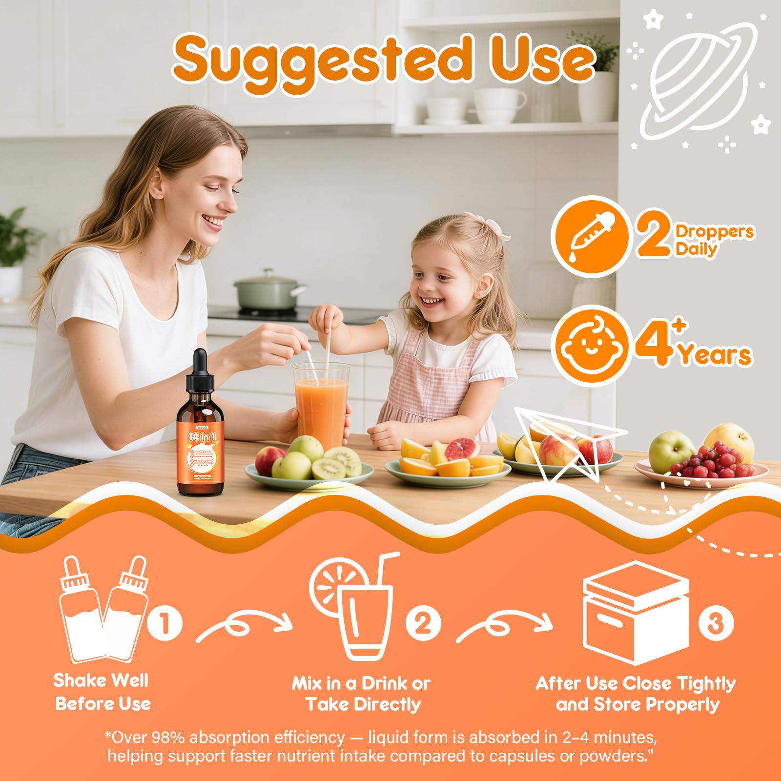 Tatavonix ingredient label highlights herbs for daily digestive support