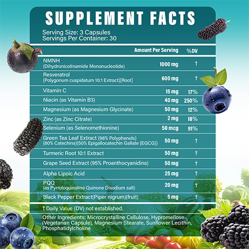Tatavonix NMNH bottle and capsules emphasize energy-focused daily use potential.