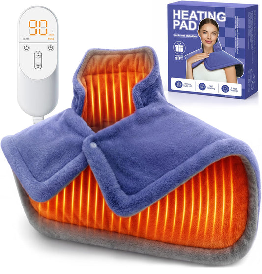 Tatfu heating pad targets neck and shoulder relief for daily comfort.