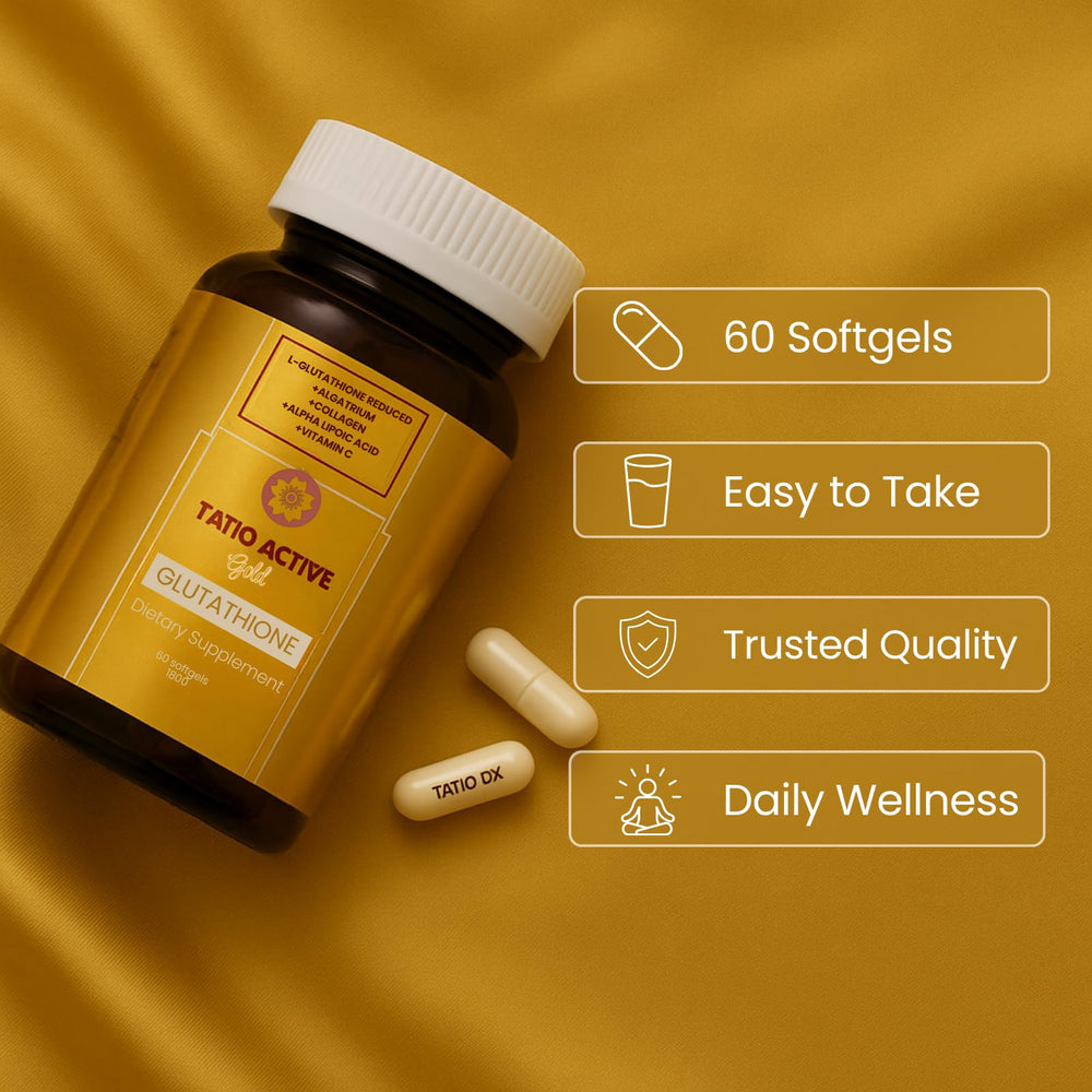 Tatiomax New Gold capsules packaging for easy daily use