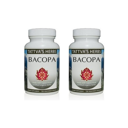 Tattva's Herbs Bacopa Brahmi bottle with Pippali for daily focus