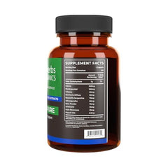 Cardiopure capsules close-up highlighting Ashwagandha and Arjuna ingredients for calm energy.