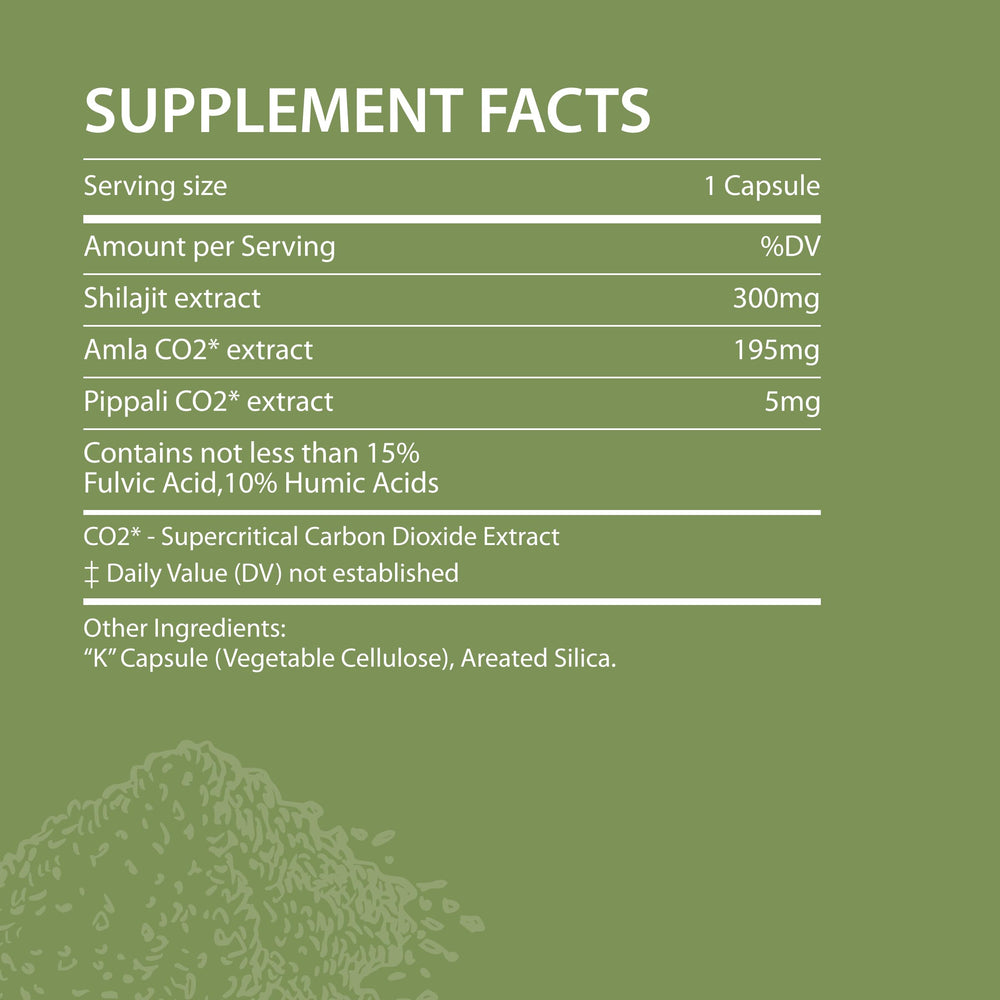Shilajit capsules arranged for daily wellness with a balanced routine.