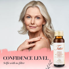 TAUT Liquid Collagen travel-ready box for on-the-go routine