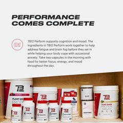 TB12 Perform Sceletium and Rhodiola blend close-up for cognitive focus