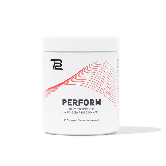TB12 Perform mango leaf capsules close-up for steady energy and focus