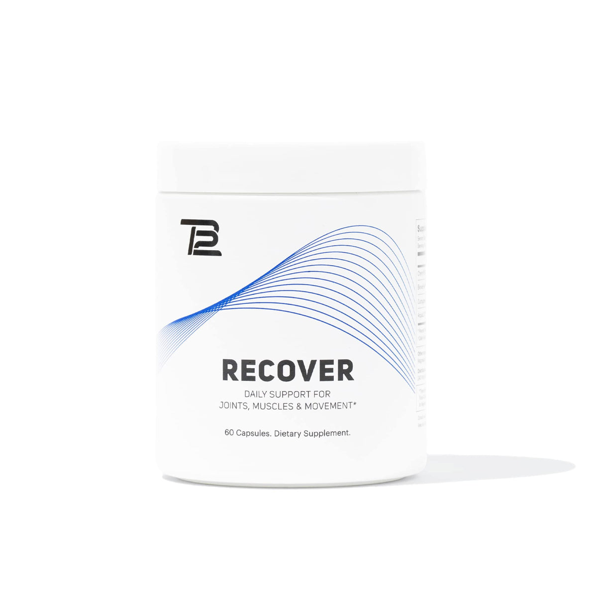 TB12 Recover bottle on table for convenient daily recovery support
