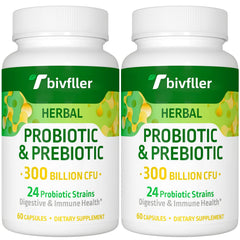 Tbivfller Probiotics bottle pour supports daily gut balance for on-the-go use.