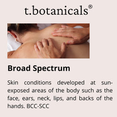 tbotanicals Eggplant Extract Cream texture swatch for sensitive skin