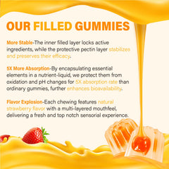 Tcemundry daily-use gummies on a breakfast setup suggest simple routine for consistent intake.
