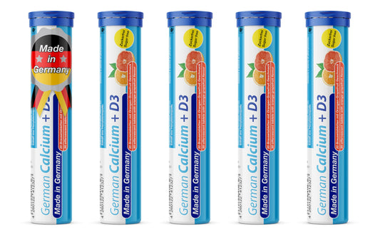 T&D German Calcium D orange-grapefruit tablets offer a refreshing sugarfree calcium option.