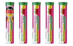 T&D German Multivitamin for Children bottle with tablets for daily kid nutrition