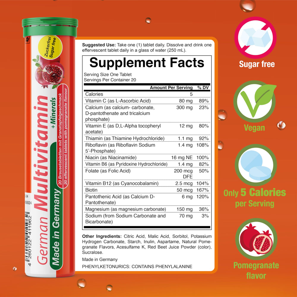 T&D tablet dissolving in water highlighting quick mix and flavor release.