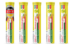 T&D Oxi C orange flavor tube pack showing convenient 100-dose supply.