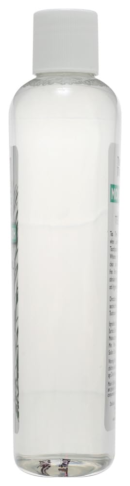 Tea Tree Therapy Mouthwash mint splash conveys refreshing mouthfeel.