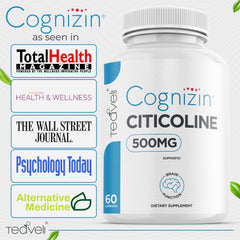 Teaveli Cognizin packaging design emphasizes safety and GMP-certified production