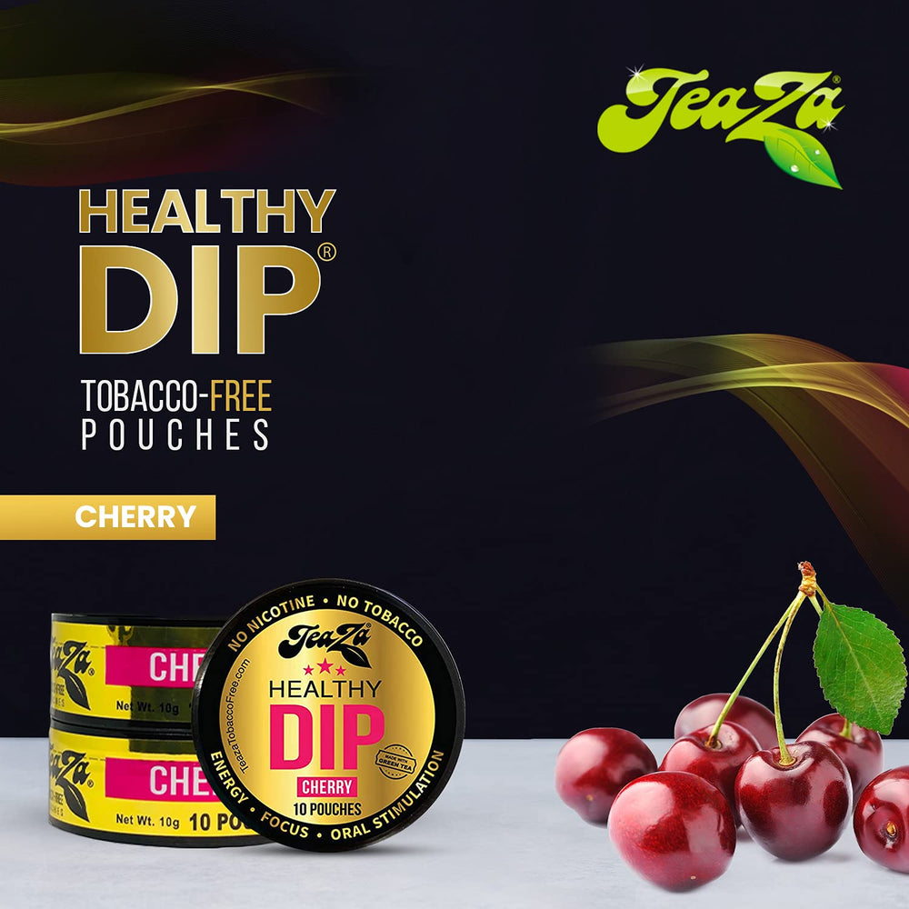 TeaZa Bangin' Black Cherry gluten-free vegan seal signals inclusive energy option