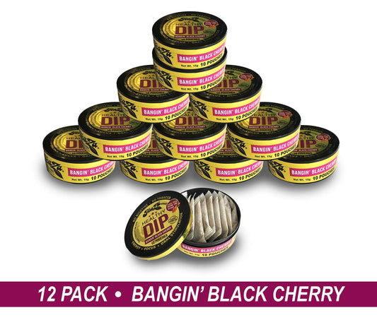 TeaZa Bangin' Black Cherry open pack shows sachets for quick energy