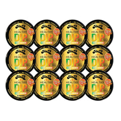 TeaZa Energy Pouches Mango Habanero pack front view, nicotine-free dip option