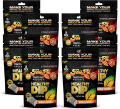 TeaZa Energy Pouches Mango Habanero pack shows a nicotine-free energy option with tropical flavor.