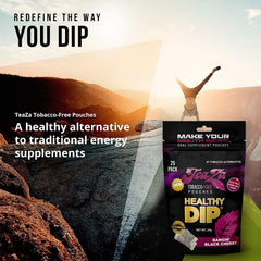 TeaZa herbal blend ingredients featuring green tea and ginseng
