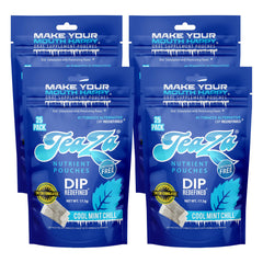 TeaZa herbal energy pouch in Cool Mint Chill pack offers a refreshing, nicotine-free option.