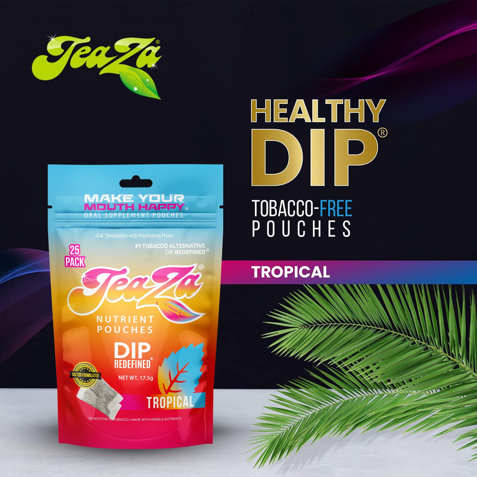 TeaZa Packaging 8 Bags highlights ready-to-use convenience