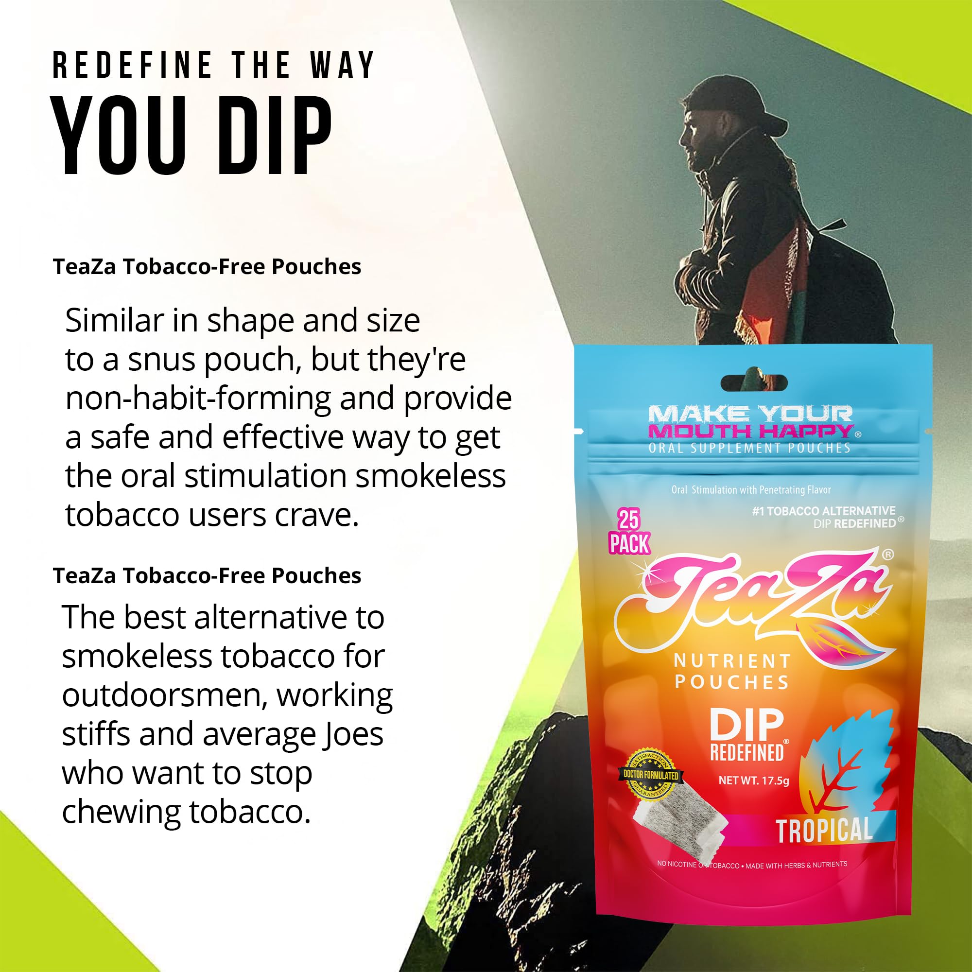 TeaZa Pop It or Drop It use illustrates versatile consumption with hot or cold water
