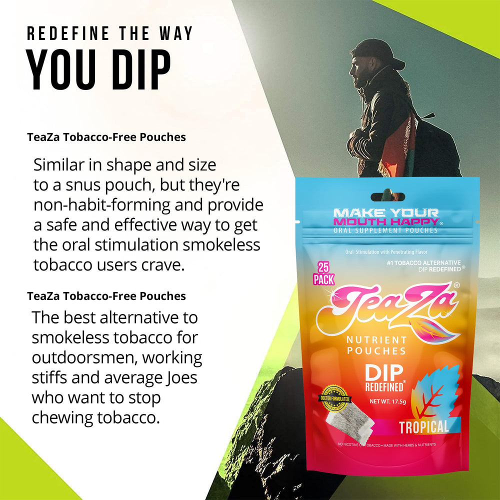 TeaZa Pop It or Drop It use illustrates versatile consumption with hot or cold water