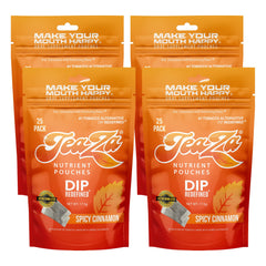 TeaZa spicy cinnamon pouch closeup for bold flavor and aroma
