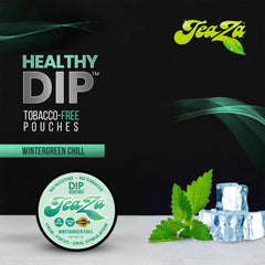 TeaZa Wintergreen Chill aroma drifting from pouch